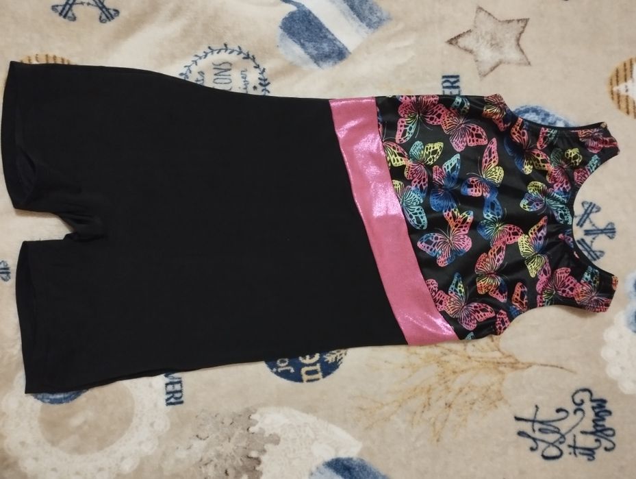 Купальник суцільний для танців та гімнастики для дівчинки 11-12років