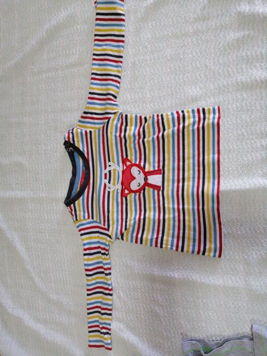 3 T-shirts manga comprida, Prénatal, 12-18 meses