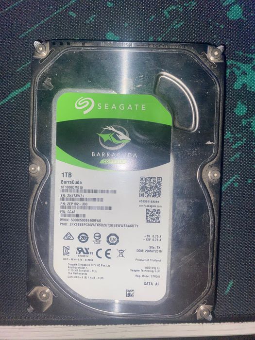 Жесткий диск на 1 теребайт