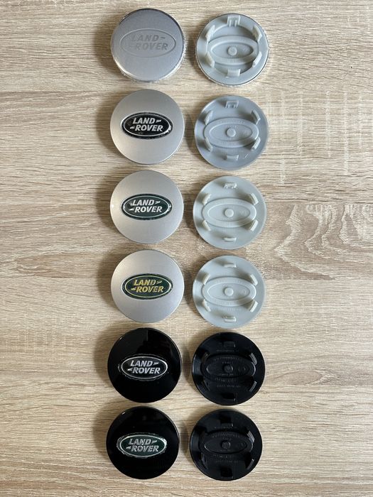 Conjunto 4 Centros Range Rover Land Rover 56mm 60mm 63mm 65mm 68mm