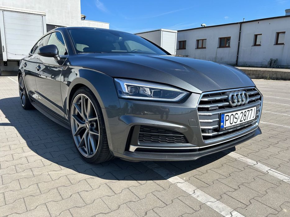 Audi A5 Sportback S Line Quattro 71 tys. Przebiegu Bang Olufsen