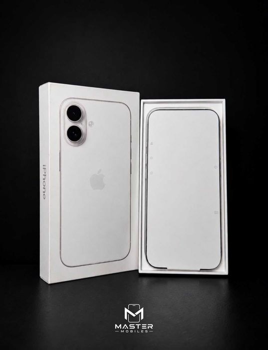 iPhone 16 128 GB White | Open Box | Gwarancja Apple | 0 cykli | SIM + ESIM