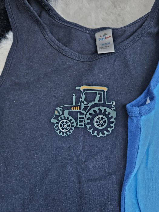 Koszulki na ramiączkach 122/128 chłopiec