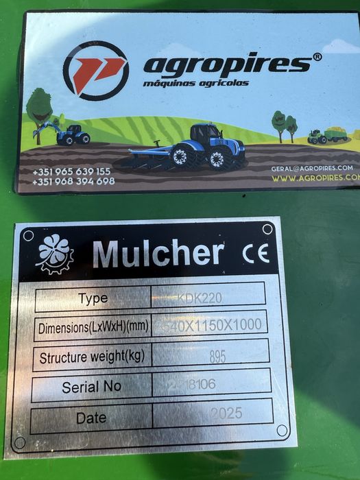 Triturador de martelos 2.20m linha profissional