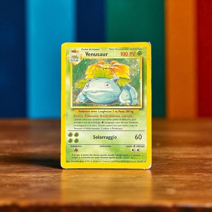 Pokémon TCG Base Set Holo Venusaur 1999