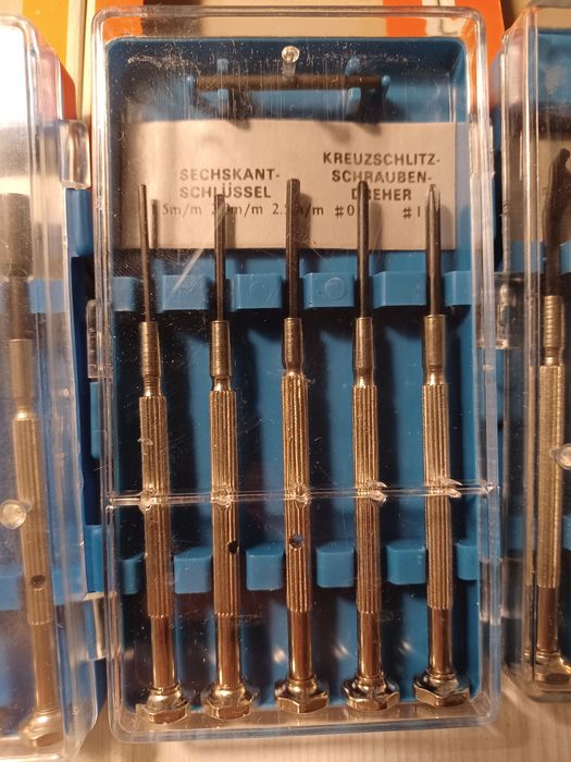 Śrubokręty precyzyjne 3 komplety Nowe