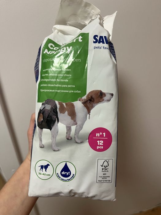 Pieluchy dla psa york, maly pies oddam