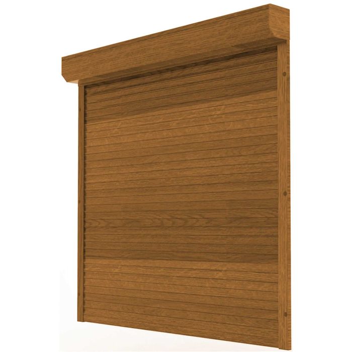 roleta zewnętrzna antywłamaniowa złoty dąb 160x235 nowa!!