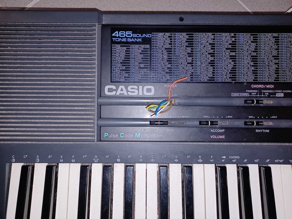 Orgão CASIO Tone Bank, 465 sons
