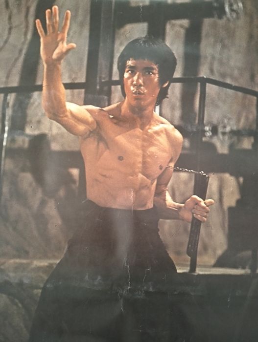 Antigo poster original Bruce Lee