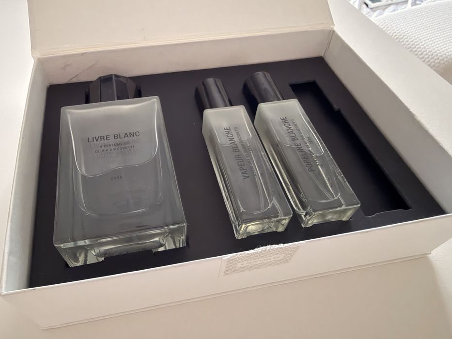 Zara Olivia Giacobetti Livre Blanc + Vapeur Blanche + Popeline Blanche