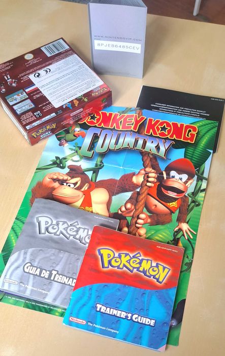Pokémon Ruby GBA (BOX & INSERTS ONLY) - Edição PT Collector + “VIP” + Poster