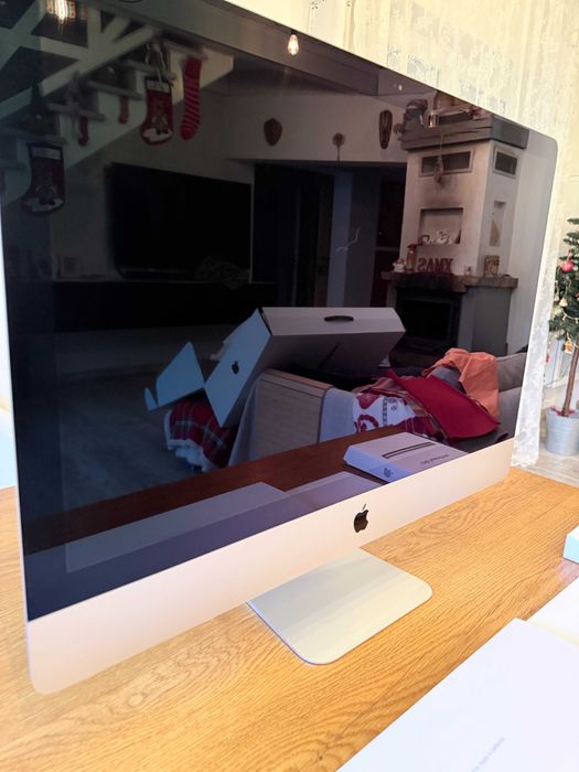 Apple iMac 27” Retina 5K 2020; i7; 40GB; SSD; Radeon 8GB; Pełny zestaw