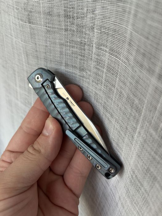 Nóż składany folder Kizer Splinter tytan s35vn