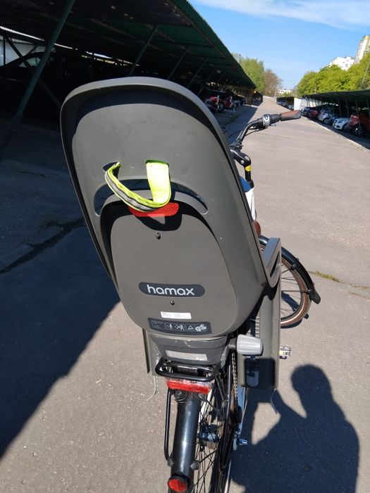 Fotelik rowerowy na bagażnik Hamax Zenith