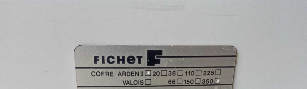 Cofre alta segurança marca Fichet