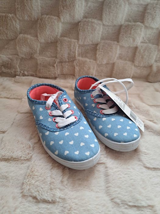 Nowe trampki tenisówki 28 F&F niebieskie