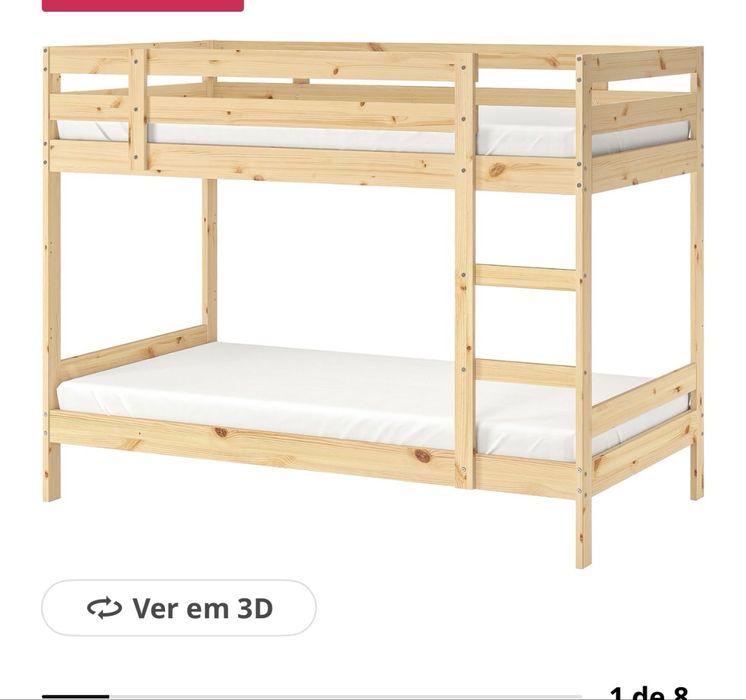 Beliche Ikea estado novo