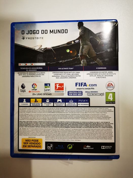 Jogo PS4 - FIFA18
