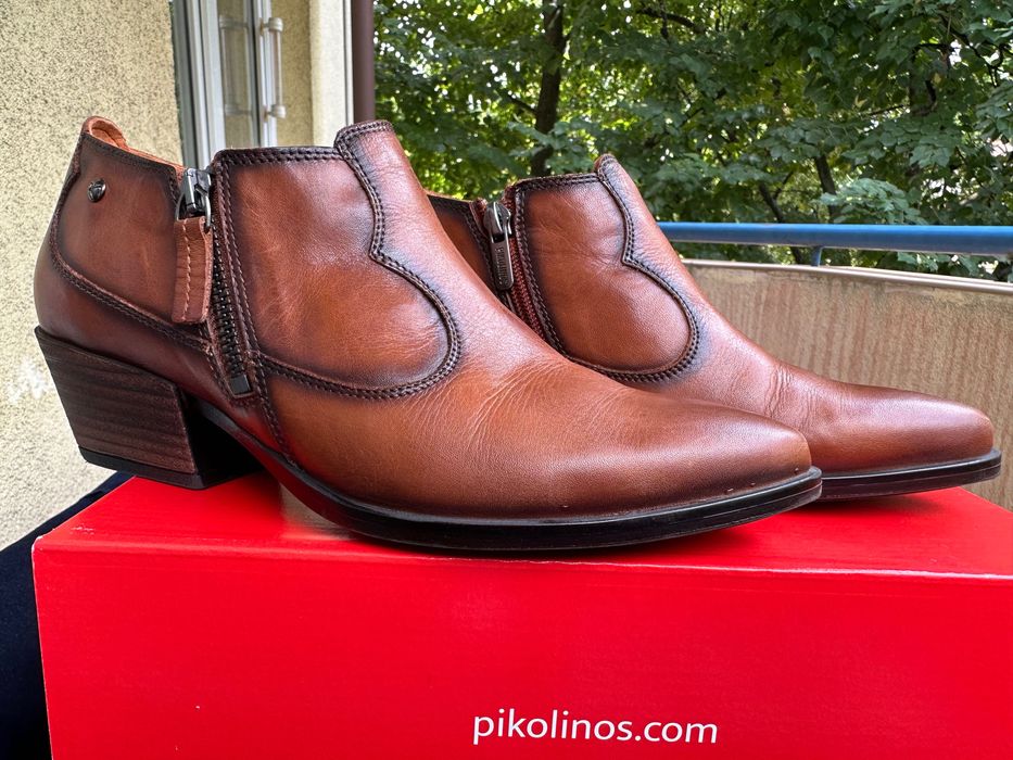 Botki Pikolinos skórzane 38r. 24.cm