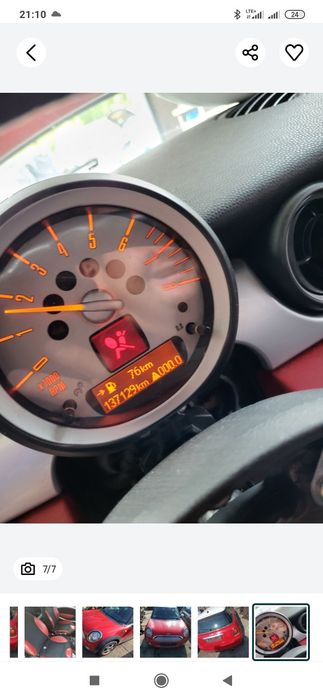 Licznik zegary mini cooper r56 r52 sprawne przebieg 127