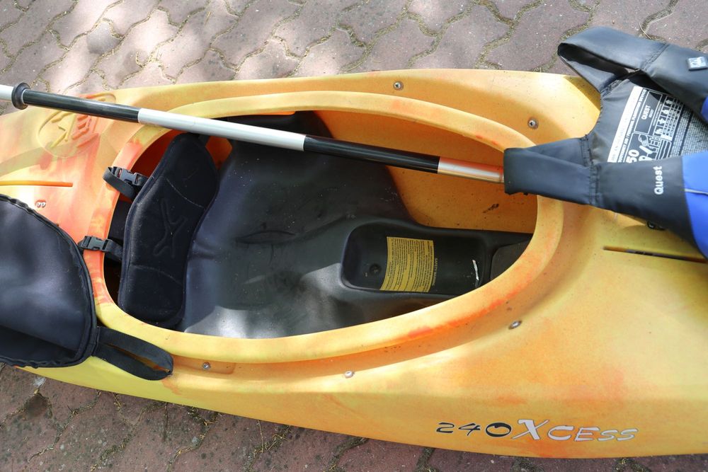 Kayak sit in TEK 240 Xcess + pagaia + saiote + colete SV