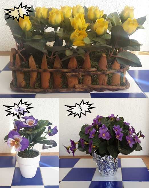 Flores Artificiais Decorativas - Entre 2,50€ e 3,50€! Beato • OLX Portugal