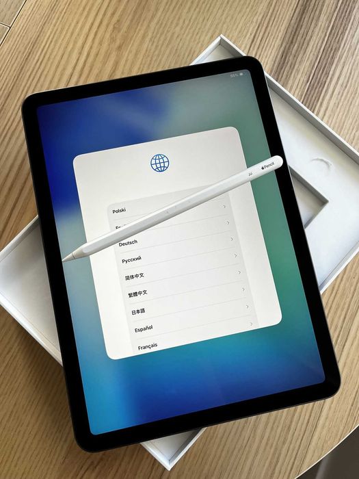 iPad Air 4 256 GB Wi-Fi Space Gray + Apple Pencil 2 + etui, komplet