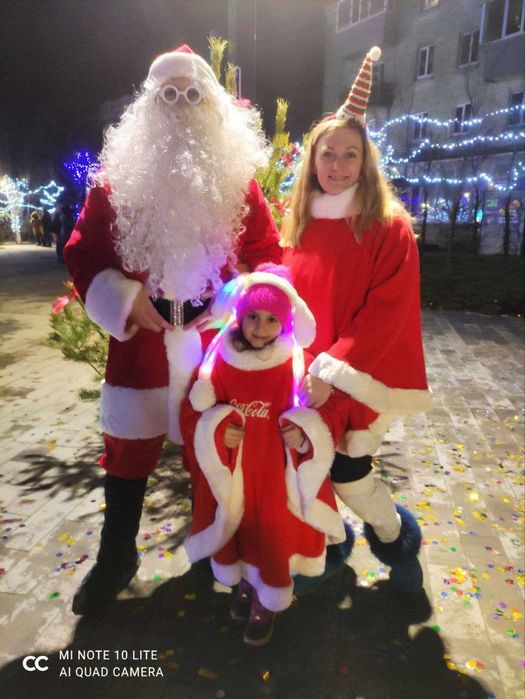 Санта Клаус, привітання з Новим Роком на замовлення