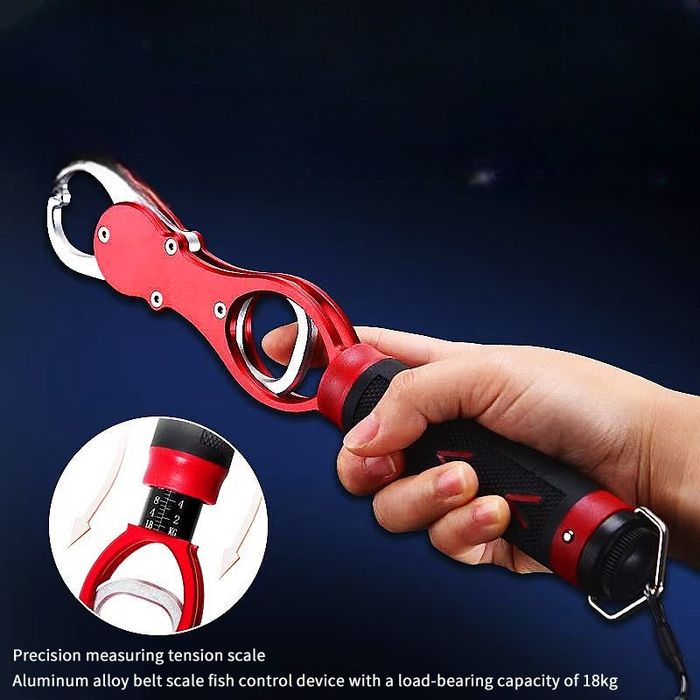 Рыболовный захват с весами, лип грип