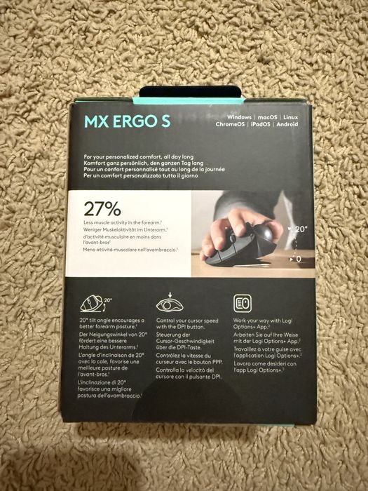 Миша Logitech MX Ergo S Graphite
