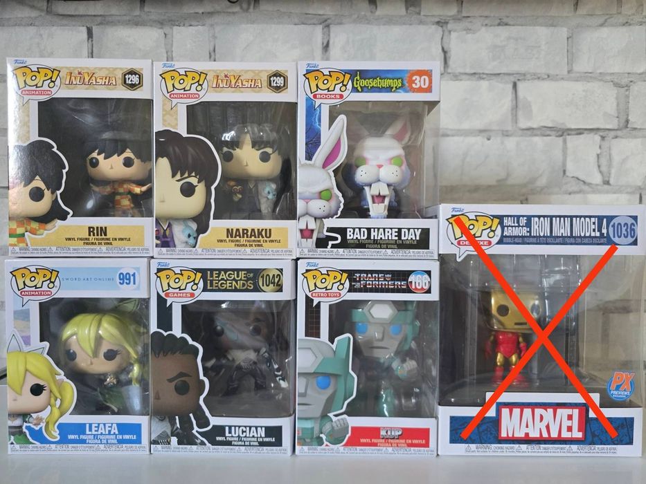 Фігурки фанко поп Funko pop розпродаж