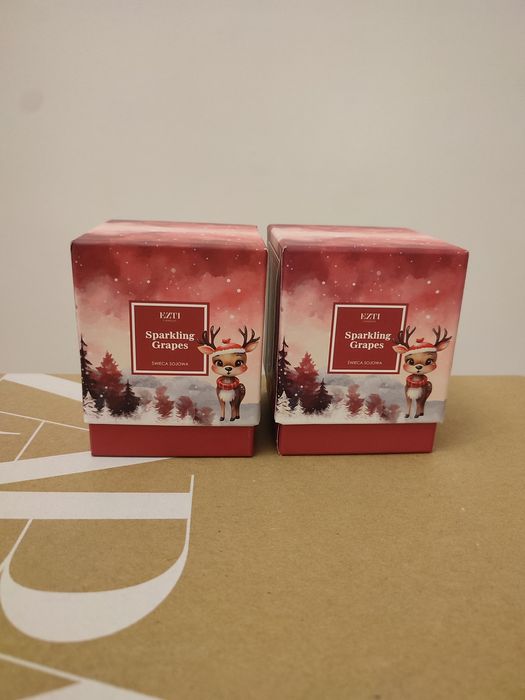 2 świece sojowe, zapachowe Ezti Candles Sparkling Grapes 180g
