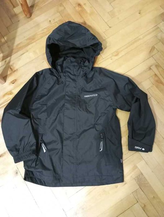Chłopięca Kurtka Trekmates Wodoodporna czarny rozm.122-128