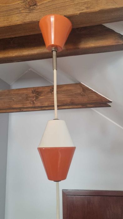 Lampa kuchenna Mid Century Design Czechosłowacja lata 60 PRL