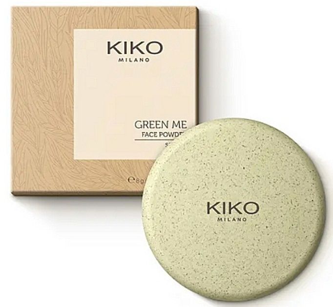 Хайлайт-пудра з матовим фінішем KIKO Milano Green Me Face Powder