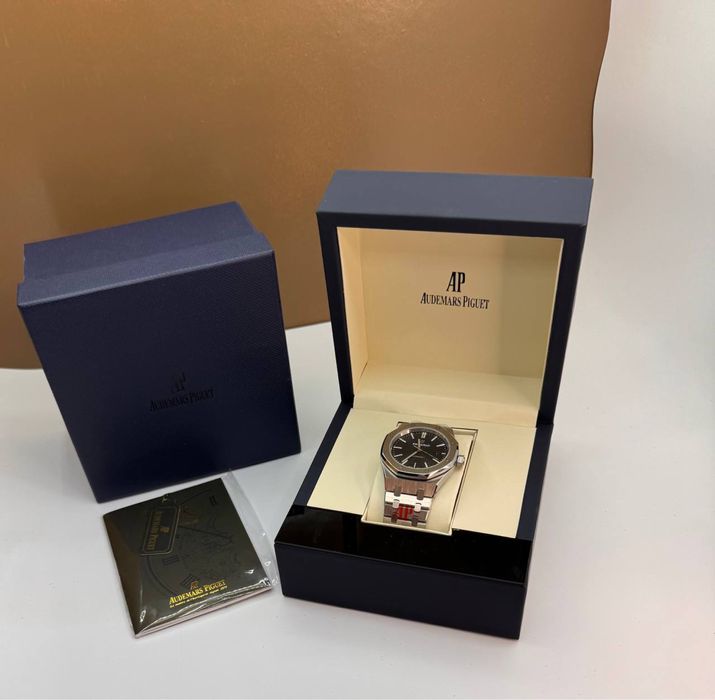 Часы Audemars Piguet Royal Oak Black Dial (Полный комплект) — Новые