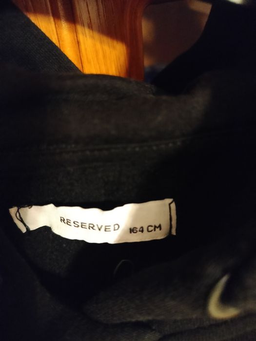 Czarna sukienka dresowa 158/164 Reserved