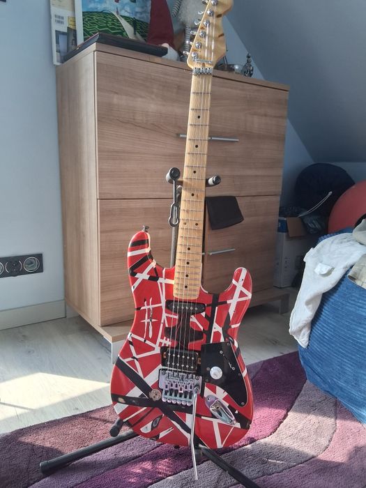 Gitara EvH Frankenstrat - replica (CENA DO NEGOCJACJI)