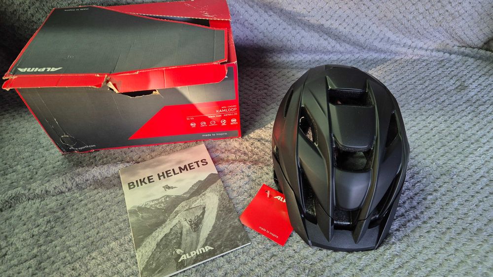 Kask rowerowy ALPINA Kamloop czarny 51-55