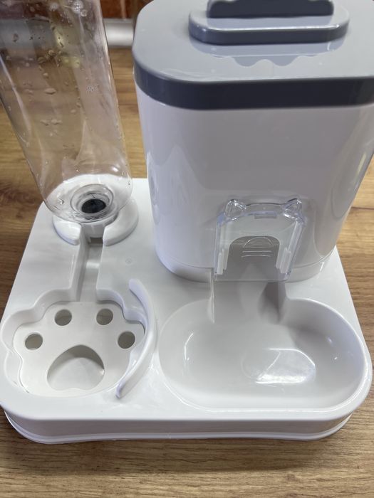 Тарілка для котика, собачки , кормушка, годівничка 2в1