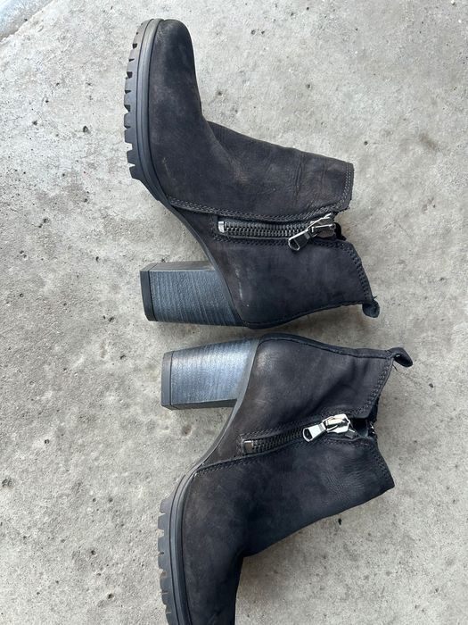 Buty Venezia R.37 czarne zamszowe