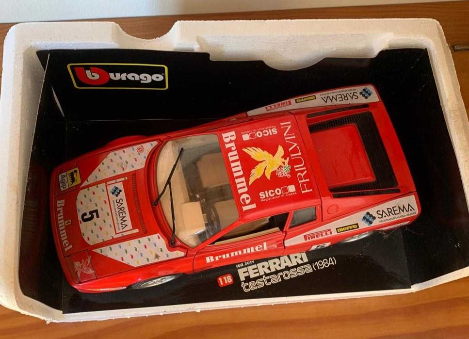 Coleção Bburago 1:18 – Ferrari F40 / Bugatti EB110 / Lamborghini | Venda Individual