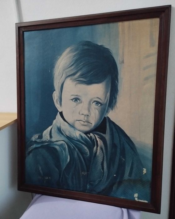 Quadro de Giovanni Bragolin da Série Gypsy, vintage das decadas 70/80
