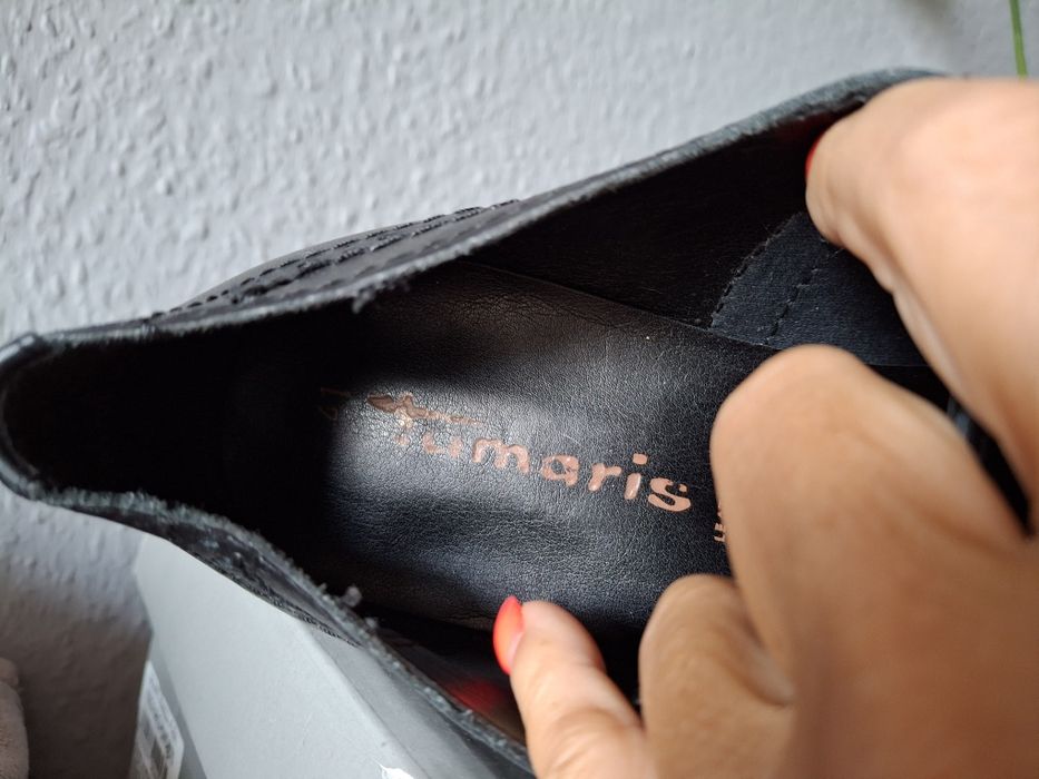 Tamaris  skórzane buty damskie 41