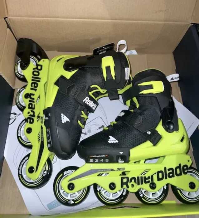 Дитячі ролики RollerBlade MicroBlade Neon Yellow