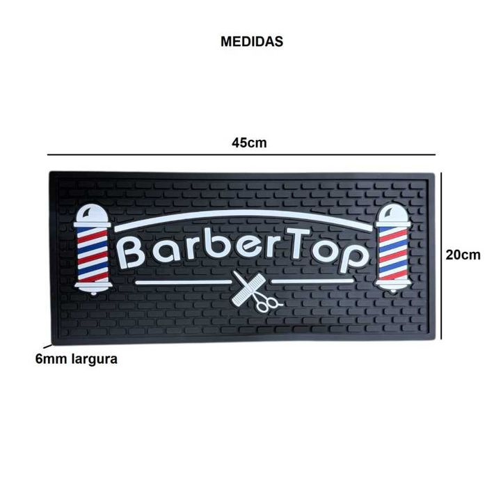 Tapete de Barbearia 45X20CM Novos