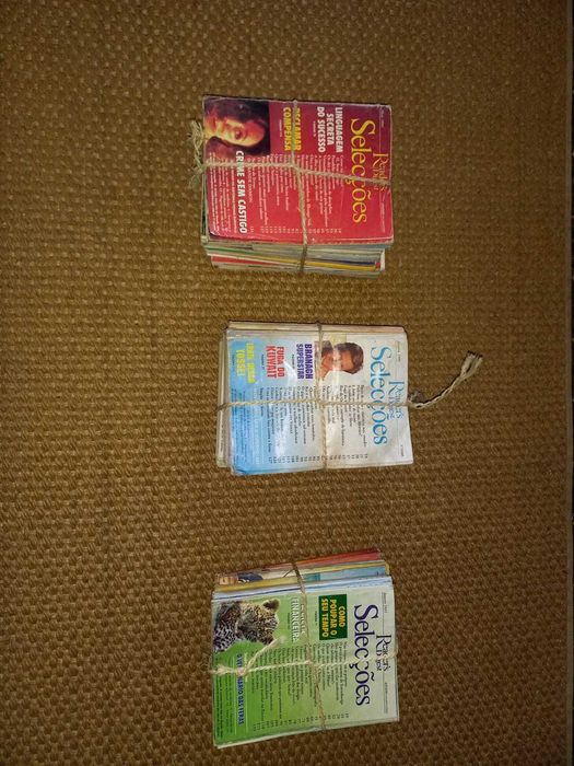 Vendo revistas das seleções do Rider's Digest antigas. De 1977 a 1999.