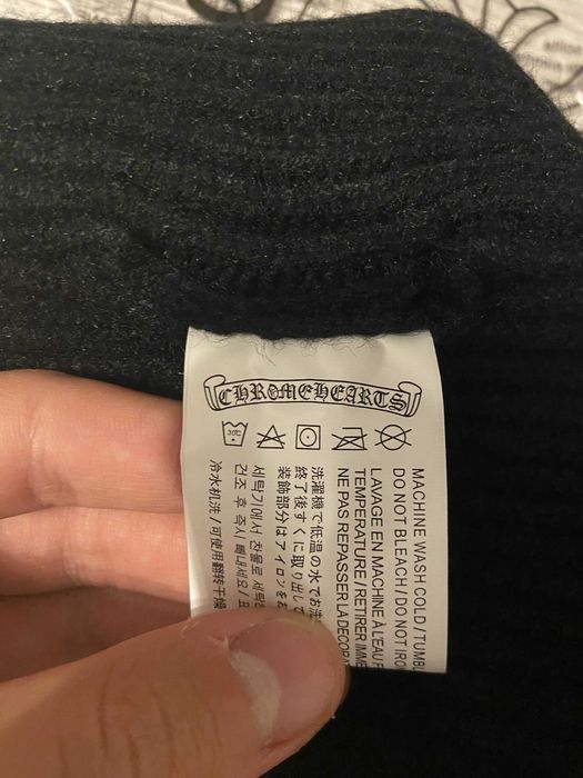 Czapka Chrome Hearts Beanie Zimowa Czarna