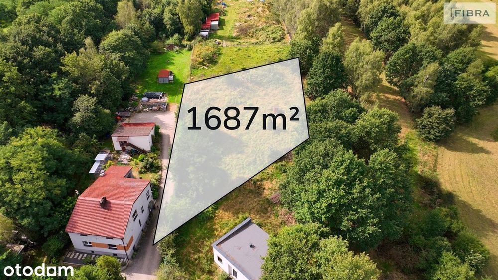 Działka budowlana wśród zieleni – 3 linia zabudow